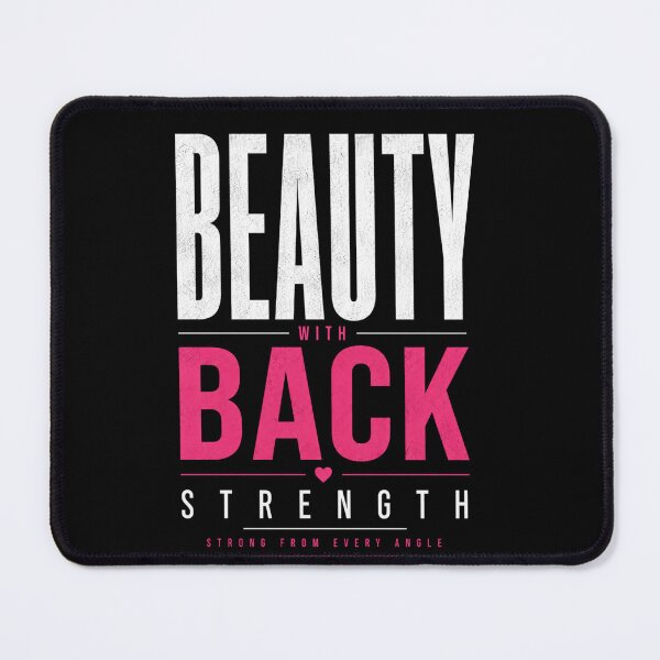 Item preview, Minimal Beauty With Back Strength Tee designed and sold by StoryInCode.