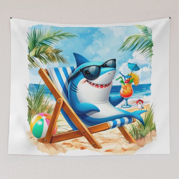 Item preview, Beach Shark designed and sold by Karen Wood.