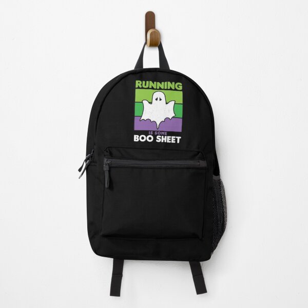 Item preview, Running Is Some Boo Sheet Funny Ghost Runner Design designed and sold by BlackBoneArt.