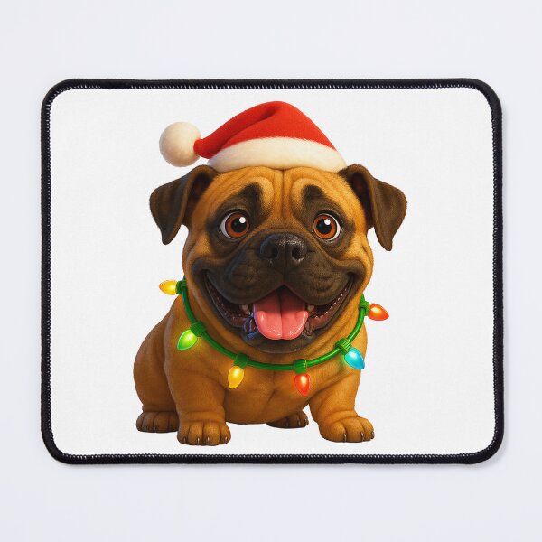 Item preview, Christmas Perro De Presa Canario Dog designed and sold by Sillytoe.