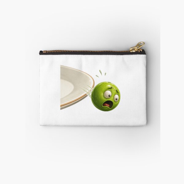 Item preview, Panicked Lime Cartoon Character Being Knocked Off Plate designed and sold by jgvisualarts.