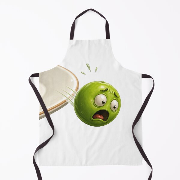 Item preview, Panicked Lime Cartoon Character Being Knocked Off Plate designed and sold by jgvisualarts.