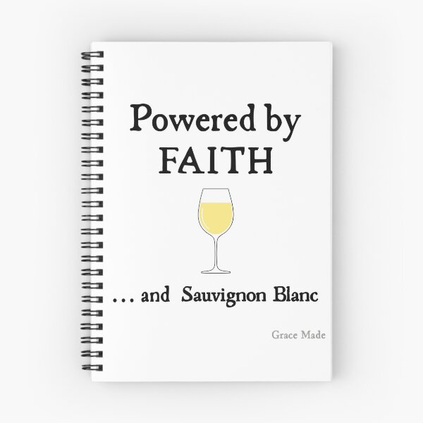 Item preview, Powered by Faith... and Sauvignon Blanc designed and sold by GraceMadeArt.