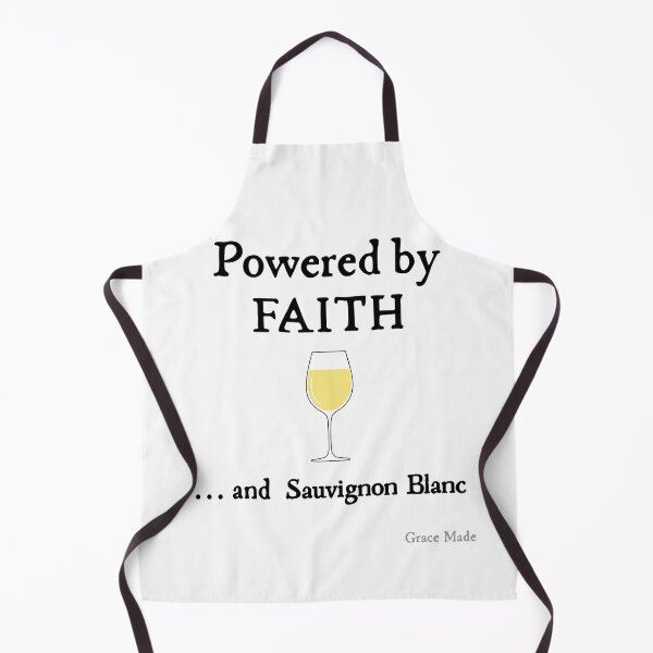 Item preview, Powered by Faith... and Sauvignon Blanc designed and sold by GraceMadeArt.