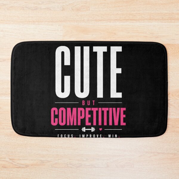 Item preview, Minimal Cute But Competitive Typography designed and sold by StoryInCode.