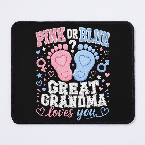 Item preview, Cute Baby Reveal Shirt Pink or Blue Great Grandma Loves You T-Shirt, New Great Grandma Gift Graphic Tee designed and sold by pipolabco.