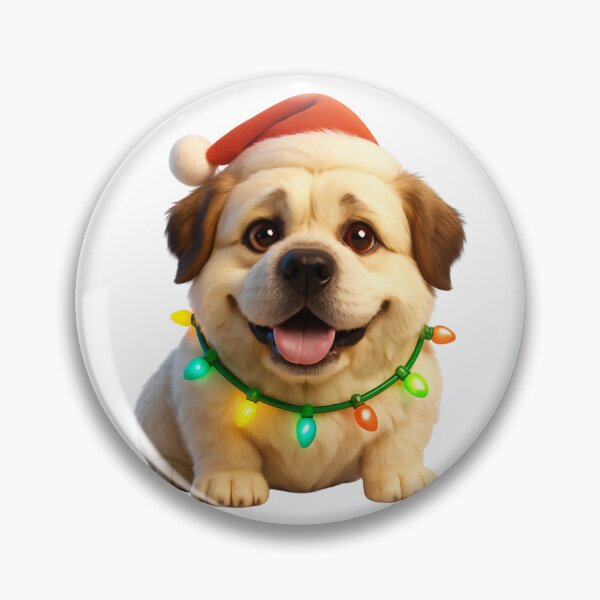 Item preview, Christmas Pyrenean Mastiff Dog designed and sold by Sillytoe.