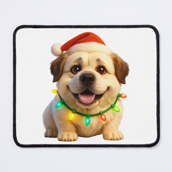 Item preview, Christmas Pyrenean Mastiff Dog designed and sold by Sillytoe.