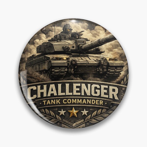 Item preview, Challenger Tank Commander | British MBT Military Graphic | Tactical Armored Division Design designed and sold by KeepYourShirt.