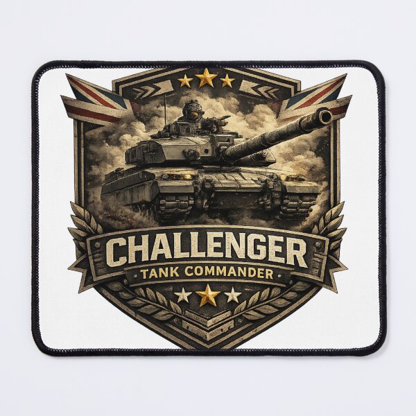 Item preview, Challenger Tank Commander | British MBT Military Graphic | Tactical Armored Division Design designed and sold by KeepYourShirt.