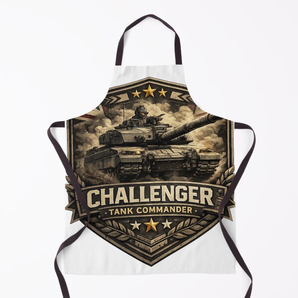 Item preview, Challenger Tank Commander | British MBT Military Graphic | Tactical Armored Division Design designed and sold by KeepYourShirt.