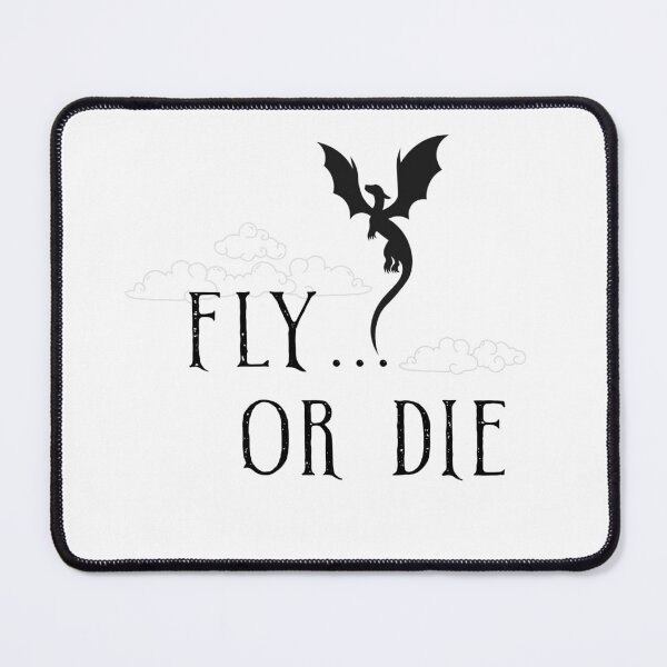 Item preview, Fly or Die Fourth Wing Stickers designed and sold by thegildedgoods.