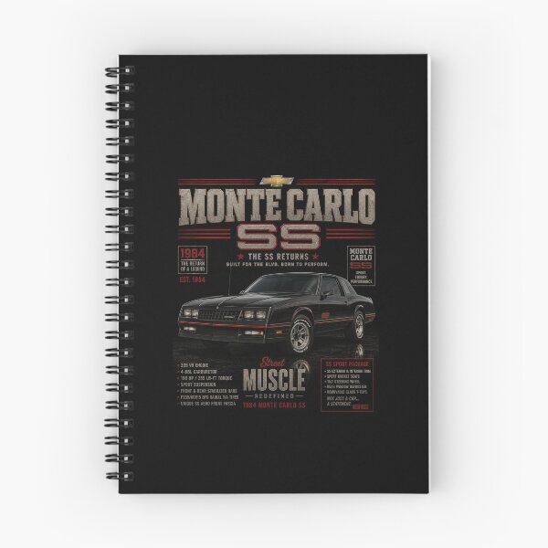 Item preview, 1984 Chevrolet Monte Carlo SS Classic Return Performance Car Vintage Art designed and sold by TheArtOfCar.