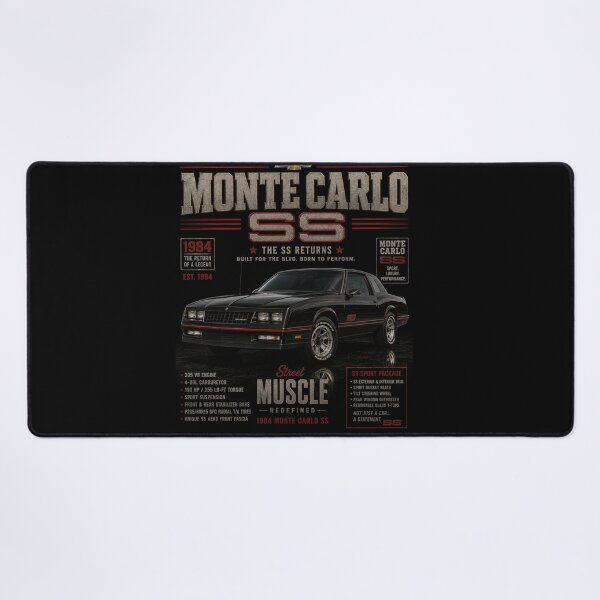 Item preview, 1984 Chevrolet Monte Carlo SS Classic Return Performance Car Vintage Art designed and sold by TheArtOfCar.