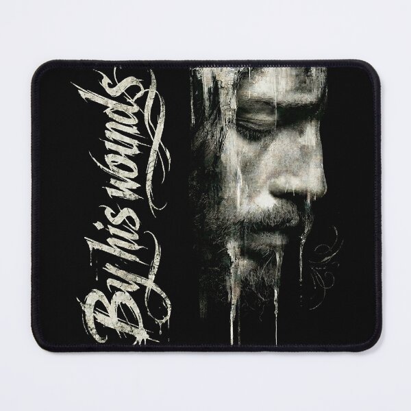 Item preview, By His Wounds grunge Jesus designed and sold by ibelieveimages.