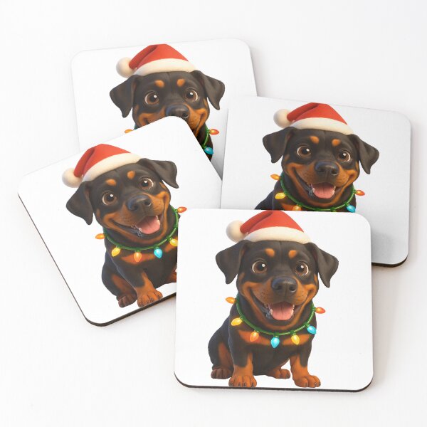 Item preview, Christmas Rotterman Dog designed and sold by Sillytoe.