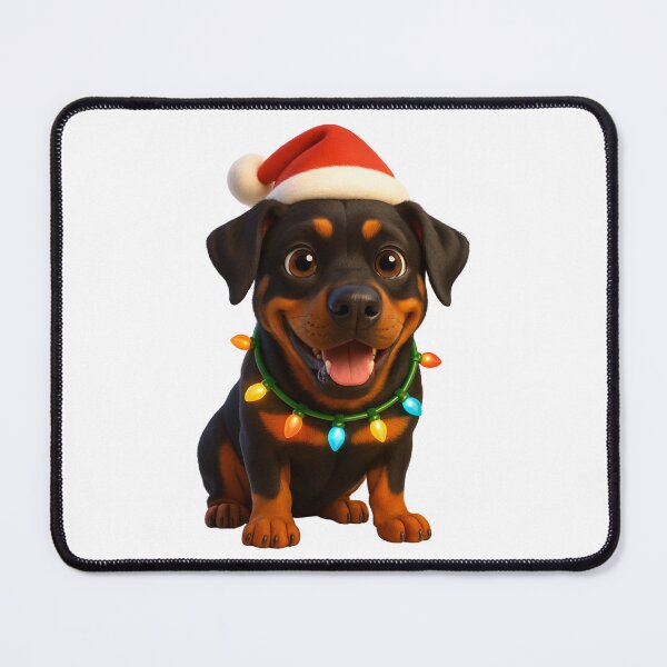 Item preview, Christmas Rotterman Dog designed and sold by Sillytoe.