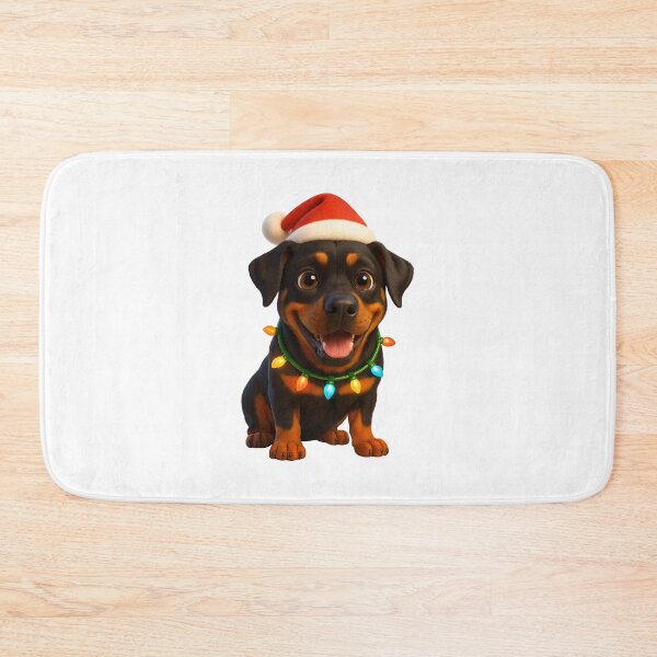 Item preview, Christmas Rotterman Dog designed and sold by Sillytoe.