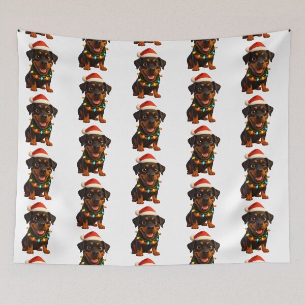 Item preview, Christmas Rotterman Dog designed and sold by Sillytoe.