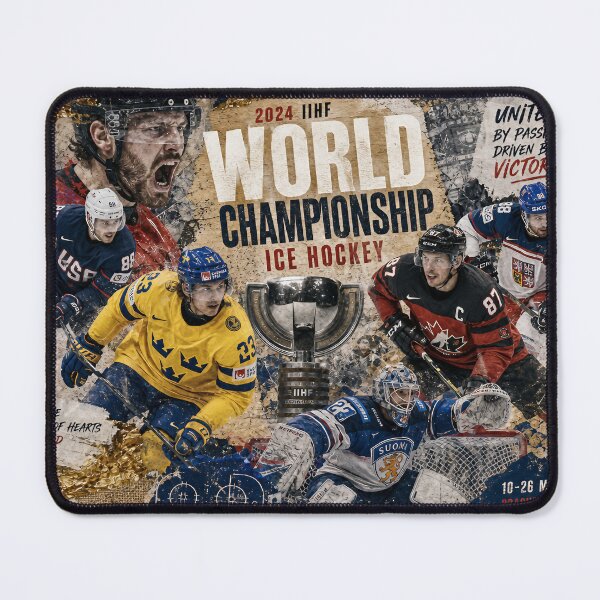 Item preview, WORLD ICE — Hockey World Championship Collage Poster designed and sold by Jandedan.