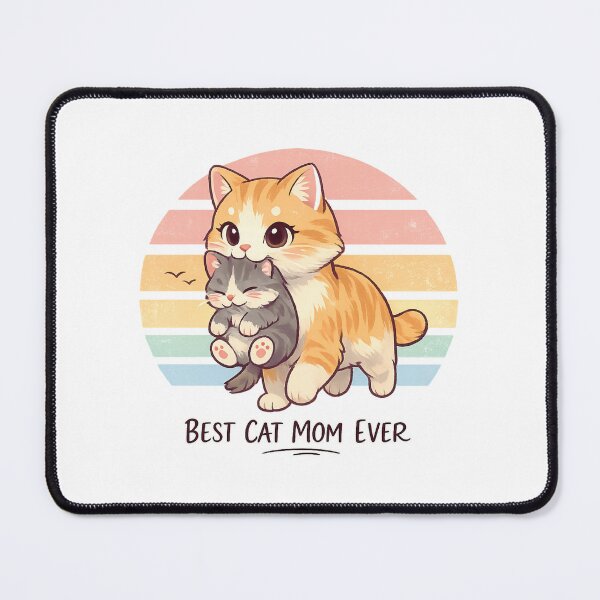 Item preview, Best Cat Mom Ever designed and sold by LuveraxArt.