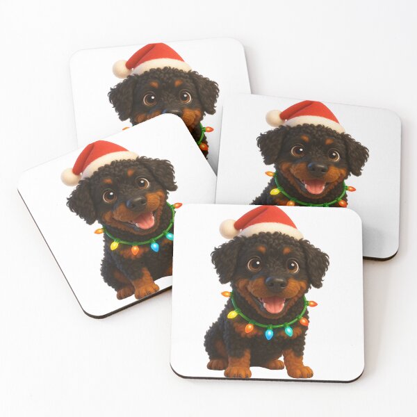 Item preview, Christmas Rottle Dog designed and sold by Sillytoe.