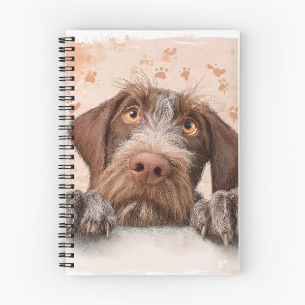 Item preview, Wire-haired Vizsla Peeking over Wall 02 designed and sold by Elisabeth Lucas.