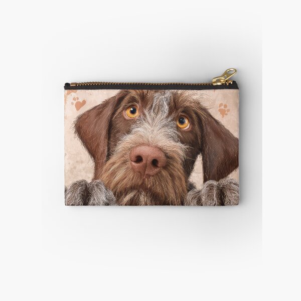 Item preview, Wire-haired Vizsla Peeking over Wall 02 designed and sold by Elisabeth Lucas.