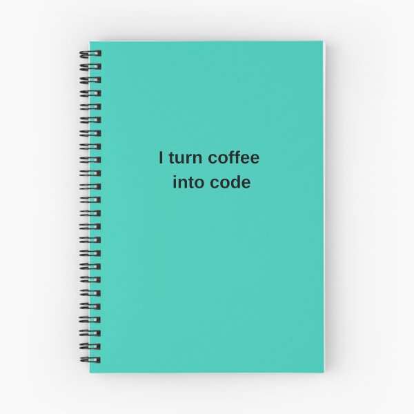 Item preview, I turn coffee into code - software developer - programmer gift designed and sold by NextGen12.