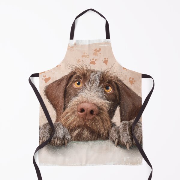 Item preview, Wire-haired Vizsla Peeking over Wall 02 designed and sold by Elisabeth Lucas.