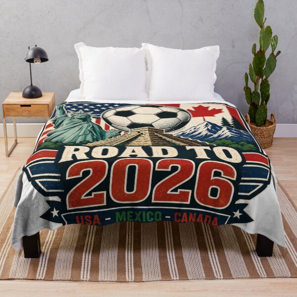 Item preview, Road to 2026 - USA Mexico Canada Soccer Design designed and sold by Emaga Digital Studio.