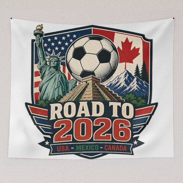 Item preview, Road to 2026 USA Mexico Canada Soccer Design designed and sold by emaga.