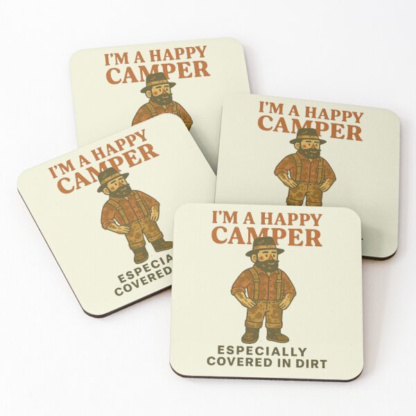 Item preview, Happy Camper designed and sold by JoCoCraftworks.