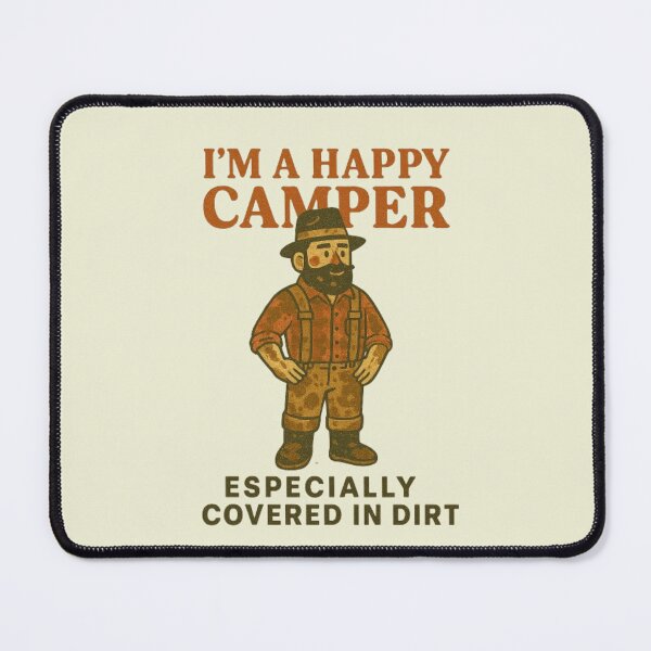 Item preview, Happy Camper designed and sold by JoCoCraftworks.