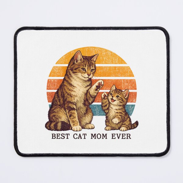 Item preview, Best Cat Mom Ever designed and sold by LuveraxArt.