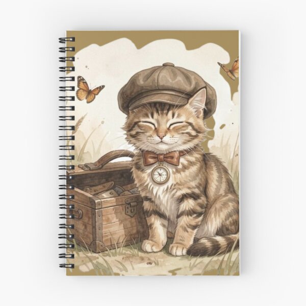 Item preview, Vintage Steampunk Cat Explorer designed and sold by tim tal.