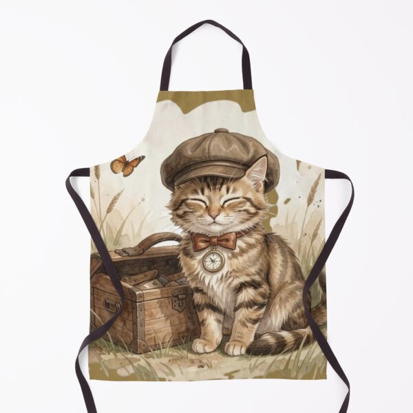 Item preview, Vintage Steampunk Cat Explorer designed and sold by tim tal.