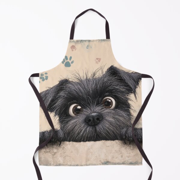 Item preview, Affenpinscher Peeking over Wall 02 designed and sold by Elisabeth Lucas.
