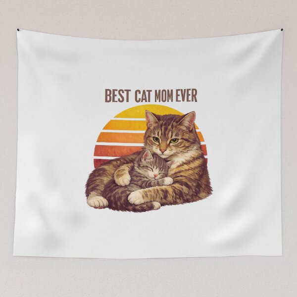 Item preview, Best Cat Mom Ever designed and sold by LuveraxArt.