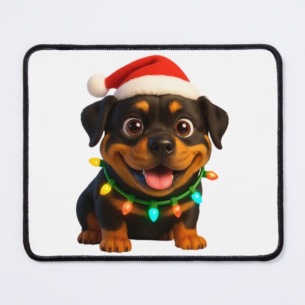 Item preview, Christmas Rottweiler Dog designed and sold by Sillytoe.