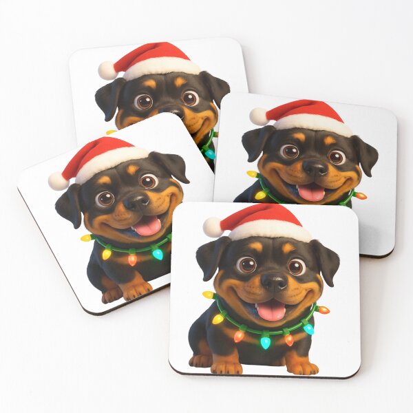 Item preview, Christmas Rottweiler Dog designed and sold by Sillytoe.