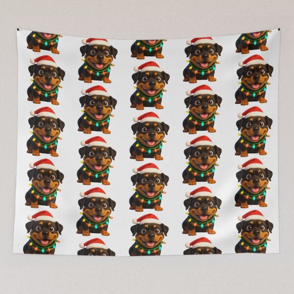 Item preview, Christmas Rottweiler Dog designed and sold by Sillytoe.