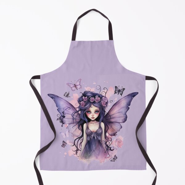 Item preview, Purple Butterfly Fairy with Roses | Ethereal Fantasy Faerie Art designed and sold by TheInkRaven.