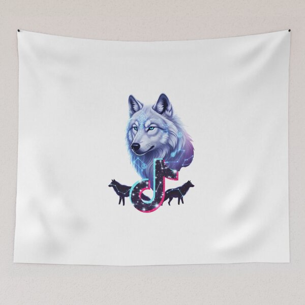 Item preview, Tiktok wolf designed and sold by Wolfbyte.