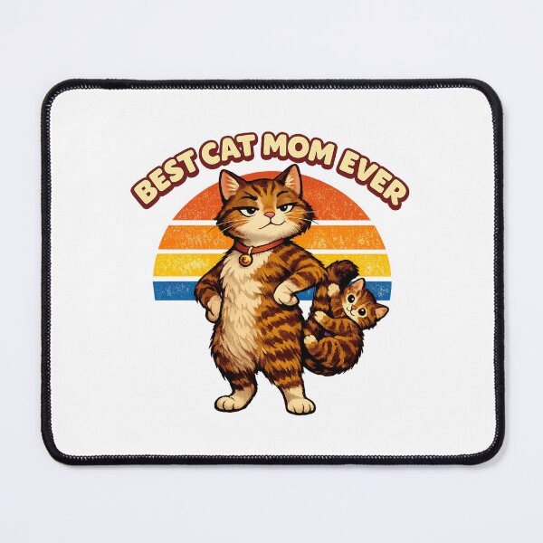 Item preview, Best Cat Mom Ever designed and sold by LuveraxArt.
