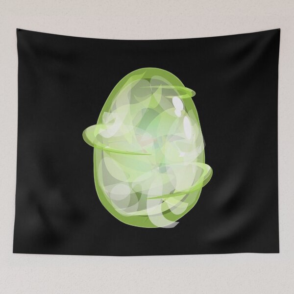 Item preview, Lime Green Abstract Energy Egg designed and sold by kirbdoreshop.