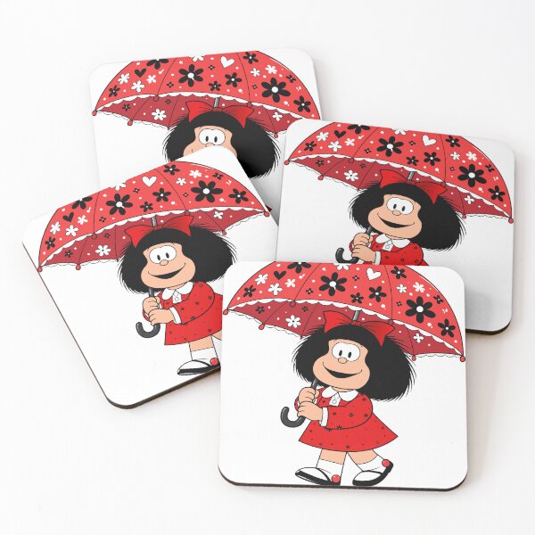Item preview, Mafalda with umbrella designed and sold by MTacher.