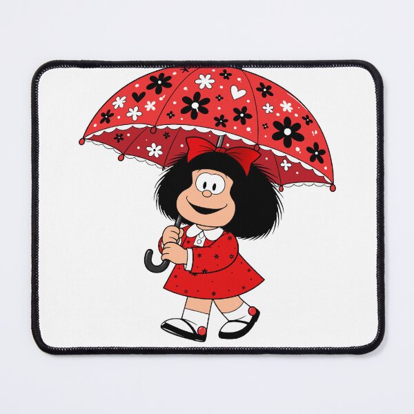 Item preview, Mafalda with umbrella designed and sold by MTacher.