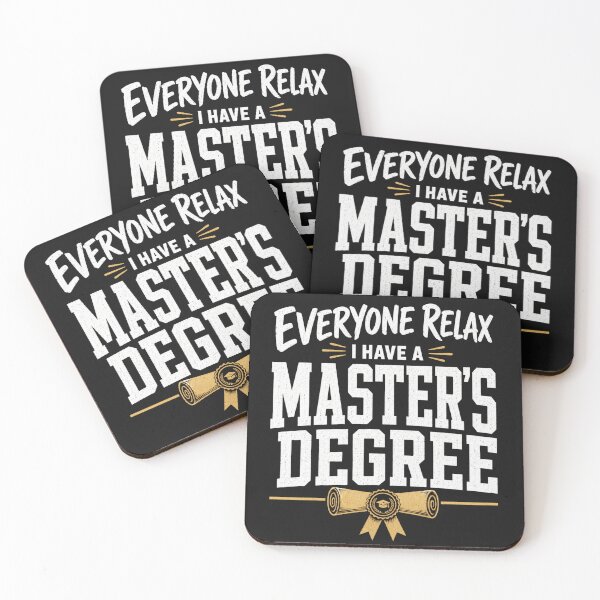 Item preview, Everyone Relax I Have A Masters Degree T-Shirt, Funny Graduation Gift, College Graduate Graphic Tee designed and sold by pipolabco.