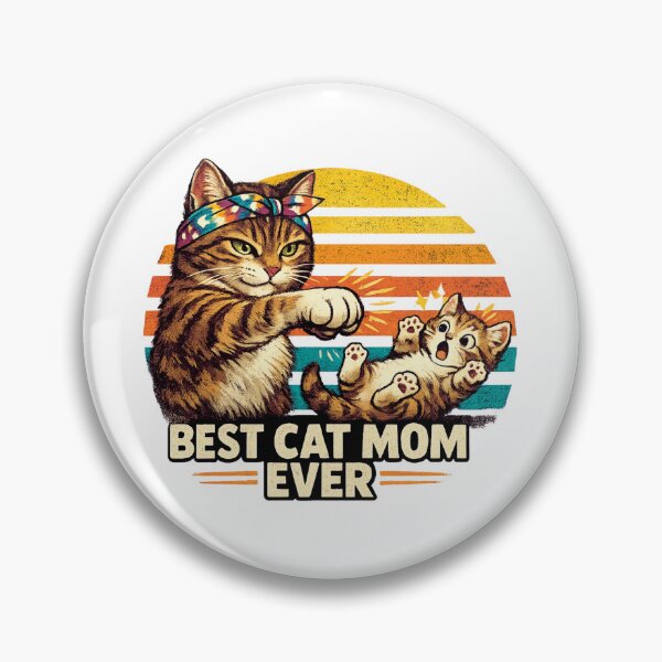 Item preview, Best Cat Mom Ever designed and sold by LuveraxArt.